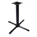 TB3030 Black Cast Iron Cross Table Base, 30 x 30 x 28 inch, 1 each