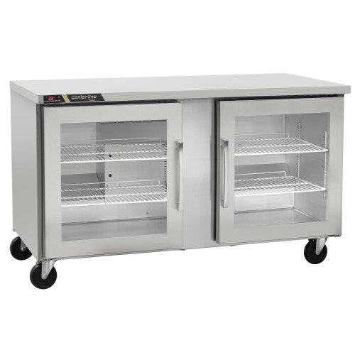 Traulsen CLUC-36R-GD-LR Centerline 36.25(w) inch Compact Undercounter Refrigerator, (2)Glass Swing Door(s), Left/Right Hinged, 9Cu.ft, (4)Shelve(s), 1/5hp, 115v/60/1-ph, ETL Listed, Energy Star