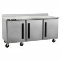 Traulsen CLUC-72F-SD-WTRRR Centerline 72.19(w) inch Compact Undercounter Worktop Freezers, (3)Solid Swing Door(s), Right/Right/Right Hinged, 18.8Cu.ft, (6)Shelve(s), 1/2hp, 115v/60/1-ph, ETL Listed, Energy Star