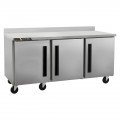 Traulsen CLUC-72R-SD-WTRRR Centerline 72-3/16(w) inch Compact Undercounter Worktop Refrigerator, (3)Solid Swing Door(s), Right/Right/Right Hinged, 18.8Cu.ft, (6)Shelve(s), 1/5hp, 115v/60/1-ph, ETL Listed, Energy Star