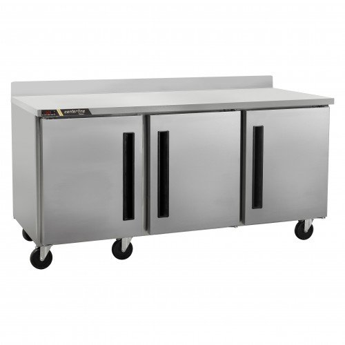 Traulsen CLUC-72R-SD-WTRRR Centerline 72-3/16(w) inch Compact Undercounter Worktop Refrigerator, (3)Solid Swing Door(s), Right/Right/Right Hinged, 18.8Cu.ft, (6)Shelve(s), 1/5hp, 115v/60/1-ph, ETL Listed, Energy Star
