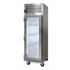 Traulsen G13010M Dealer Choice 29-7/8(w) inch Top Mount Merchandiser Freezers, Right Hinged, (1)Glass Swing Door(s), (3)Shelve(s), 23.57Cu.ft, Casters, 1/2hp, 115v/60/1-ph, ETL Listed