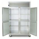 Traulsen G20000 Dealer Choice 52-1/8(w) inch Top Mount Reach-In Upright Refrigerators, (4)Half Solid Swing Door(s), Left/Right Hinged, 46Cu.ft, (6)Shelve(s), Casters, 1/4hp, 115v/60/1-ph, ETL Listed, Energy Star