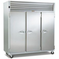 Traulsen G31311 Dealer Choice 76-3/8(w) inch Top Mount Reach-In Upright Freezers, (4)Half Solid Swing Door(s), Left/Left/Right Hinged, 69.35Cu.ft, (9)Shelve(s), Casters, 1-1/4hp, 115v/60/1-ph, ETL Listed