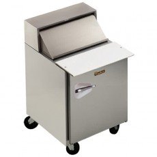 Traulsen UPT276-L Dealer Choice 27(w) inch Refrigerated Compact Sandwich Prep Table, (1)Solid Swing Door(s), Lelf Hinged, 7.7Cu.ft, (2)Shelve(s), (6)1/6 Pan(s), 1/5hp, 115v/60/1-ph, ETL Listed