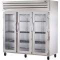 True Spec Series® STA3R-3G-HC 77-3/4 inch 3 Glass Swing Door Reach-In Refrigerator