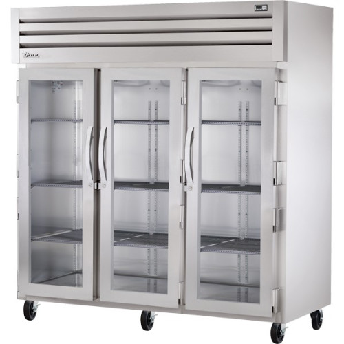 True Spec Series® STA3R-3G-HC 77-3/4 inch Commercial Reach-In Refrigerator