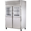 True Spec Series® STG2R-2HG/2HS-HC 52-5/8(w) inch (4)Combination Half Swing Door(s) Top Mount Reach-In Upright Refrigerator, (6)Shelve(s), Casters, 1/2hp, 115v/60/1-ph, UL Listed