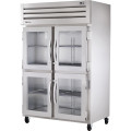 True Spec Series® STG2R-4HG-HC 52-5/8(w) inch (4)Glass Half Swing Door(s) Top Mount Reach-In Upright Refrigerator, (6)Shelve(s), Casters, 1/2hp, 115v/60/1-ph, UL Listed, Energy Star