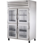 True Spec Series® STG2R-4HG-HC 52-5/8(w) inch (4)Glass Half Swing Door(s) Top Mount Reach-In Upright Refrigerator, (6)Shelve(s), Casters, 1/2hp, 115v/60/1-ph, UL Listed, Energy Star