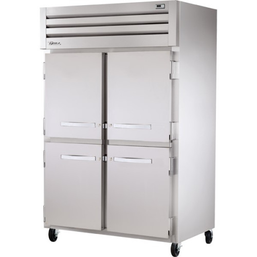 True Spec Series® STG2R-4HS-HC 52-5/8(w) inch (4)Half Solid Swing Door(s) Top Mount Reach-In Upright Refrigerator, (6)Shelve(s), Casters, 1/2hp, 115v/60/1-ph, UL Listed