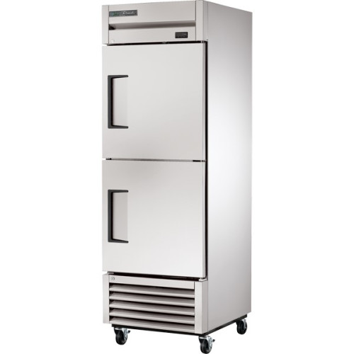 True T-23-2-HC 27" Commercial Two Half Solid Door Reach-In Refrigerator