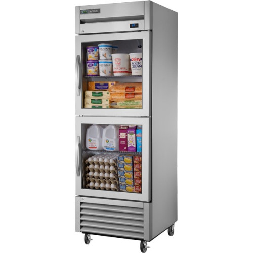 True T-23G-2-HC~FGD01 23 Cu. Ft. Glass Door Reach-In Refrigerator