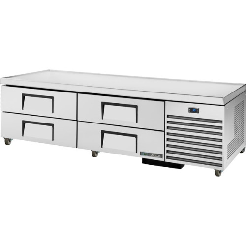 True TRCB-79-HC 79-1/4 inch Chef Base Refrigerator with 4 Drawers