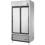 True TSD-33-HC 39-1/2(w) inch (2)Solid Sliding Door(s) Bottom Mount Reach-In Upright Refrigerator, (6)Shelve(s), Legs, 1/2hp, 115v/60/1-ph, UL Listed