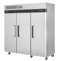 Turbo Air M3F72-3-N Top Mount Reach-In Upright Freezers, 77-3/4(w) inch, (3)Solid Door(s), (9)Shelve(s), 65.8Cu.ft, 3/4hp, 115v/60/1-ph, ETL Listed