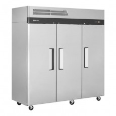 Turbo Air M3R72-3-N Top Mount Reach-in Upright Refrigerators, 77-3/4(w) inch, (3)Solid Door(s), (9)Shelve(s), 65.8Cu.ft, 3/8hp, 115v/60/1-ph, ETL Listed