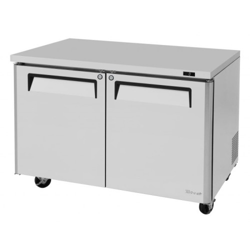 Turbo Air MUF-48-N 48 inch wide (2) Swing Door(s) Under-Counter Freezers, 12.2 Cu.ft, (2) Shelve(s), 1/3hp, 115v, ETL Listed