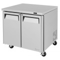 Turbo Air MUR-36-N6 Undercounter Refrigerators, 36-3/8(w) inch, (2)Door(s), (2)Shelve(s), 9Cu.ft, 1/5 hp, 115v/60/1-ph, ETL Listed