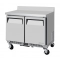 Turbo Air M3 Series MWR-34S-N6 Worktop Refrigerators, Shallow Depth, 34(w) inch, (2)Door(s), (2)Shelve(s), 4.27Cu.ft, 1/5 hp, 115v/60/1-ph, ETL Listed