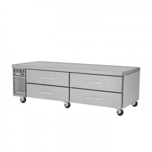 Turbo Air PRO Series PRCBE-84R-N Chef Base Refrigerators, 84(w) inch, (4)Drawer(s), 14.75Cu.ft, 3/8hp, 3.8amps, 115v/60/1-ph, ETL Listed