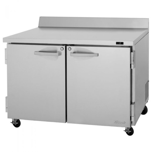 Turbo Air PRO Series PWF-48-N Worktop Freezer, 48-1/4(w) inch, (2)Door(s), (2)Shelve(s), 12.8Cu.ft, 1/3 hp, 115v/60/1-ph, ETL Listed