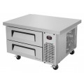 Turbo Air Super Deluxe TCBE-36SDR-E-N6 Chef Base Refrigerators, Extended Top, 41-5/8(w) inch, (2)Drawer(s), 4.98Cu.ft, 1/5hp, 2.8amps, 115v/60/1-ph, ETL Listed