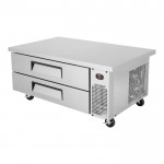 Turbo Air Super Deluxe TCBE-52SDR-E-N Chef Base Refrigerators, Extended Top, 58-1/4(w) inch, (2)Drawer(s), 9.1Cu.ft, 1/4hp, 5.1amps, 115v/60/1-ph, ETL Listed