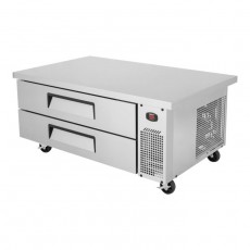 Turbo Air Super Deluxe TCBE-52SDR-E-N Chef Base Refrigerators, Extended Top, 58-1/4(w) inch, (2)Drawer(s), 9.1Cu.ft, 1/4hp, 5.1amps, 115v/60/1-ph, ETL Listed