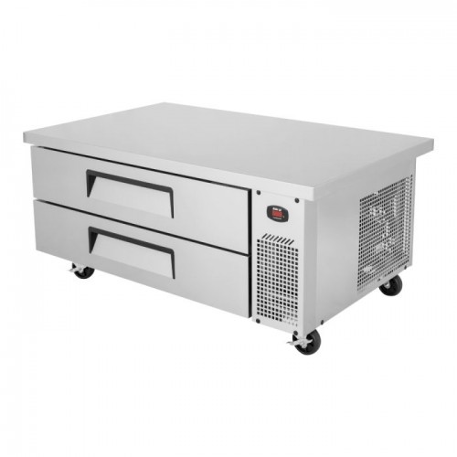 Turbo Air Super Deluxe TCBE-52SDR-E-N Chef Base Refrigerators, Extended Top, 58-1/4(w) inch, (2)Drawer(s), 9.1Cu.ft, 1/4hp, 5.1amps, 115v/60/1-ph, ETL Listed