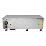 Turbo Air Super Deluxe TCBE-82SDR-E-N Chef Base Refrigerators, Extended Top, 89-1/2(w) inch, (4)Drawer(s), 16.04Cu.ft, 1/3hp, 6.2amps, 115v/60/1-ph, ETL Listed