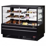 Turbo Air TCGB-60UF-CO-B-N Refrigerated & Dry Bakery Cases, Straight Front Glass, 60-1/2(w) inch, Black Exterior, (2)10.3Cu.ft, (4)Shelve(s),1/3hp, 7.5amps, 115v/60/1-ph, ETL Listed