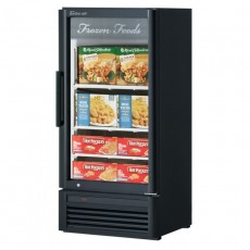 Turbo Air Super Deluxe TGF-10SDB-N Freezer Merchandisers, 25-3/4(w) inch, 7.92Cu.ft Capacity, (1)Swing Glass Door(s), (3)Shelve(s), Black Exterior, 1/3hp, 115v/60/1-ph, ETL Listed