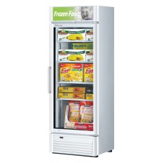 Turbo Air Super Deluxe TGF-15SDW-N Freezer Merchandisers, 26-3/8(w) inch, 13.2Cu.ft Capacity, (1)Swing Glass Door(s), (4)Shelve(s), White Exterior, 1/2hp, 115v/60/1-ph, ETL Listed