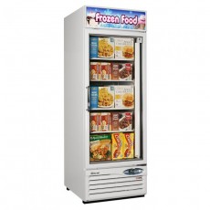 Turbo Air Super Deluxe TGF-23F-N Freezer Merchandiser, Bottom Mount, 27(w) inch, (1)Swing Glass Door(s), (4)Shelve(s), White Exterior, 2/3hp, 17.7Cu.ft Capacity, 115v/60/1-ph, ETL Listed