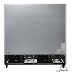 Turbo Air Super Deluxe TGF-72F(B)-N Freezer Merchandiser, Bottom Mount, 81-7/8(w) inch, 58.45Cu.ft Capacity, (3)Swing Glass Door(s), (12)Shelve(s), Black Exterior, (2)2/3hp, 115v/60/1-ph, ETL Listed