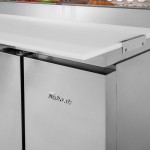 Turbo Air Supper Deluxe Series TPR-44SD-D2-N Refrigerated Pizza Prep Tables, 44(w) inch, (2)Drawers(s), 14Cu.ft, (6)Pan(s), 1/4hp, Casters, 115v/60/1-ph, ETL Listed