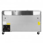 Turbo Air Supper Deluxe Series TPR-67SD-D4-N Refrigerated Pizza Prep Tables, 67-1/8(w) inch, (4)Drawers(s), 20Cu.ft, (9)Pan(s), 3/8hp, Casters, 115v/60/1-ph, ETL Listed