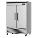 Turbo Air Super Deluxe TSR-49SD-N6 Bottom Mount Reach-in Upright Refrigerators, 54-3/8(w) inch, (2)Solid Door(s), (6)Shelve(s), 42.69Cu.ft, 1/5hp, 115v/60/1-ph, ETL Listed, Energy Star
