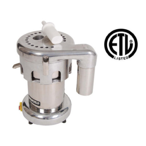 Uniworld UJC-750E Fruit & Vegetable Juicer with Automatic Pulp Extractor, 1hp, 3450 rpm, 110v/60/1-ph, ETL Listed