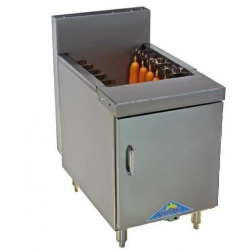 Comstock-Castle CDFL-F-1P 16(w) inch Corn Dog Deep Fryer, (70)lb(s) Oil Capacity, Floor Model, Legs, Liquid Propane, 80k Total BTU/Hr, ETL Listed