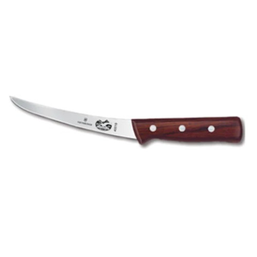 Victorinox – Swiss Army 5.6616.15-X1 6 inch Boning Knife with Rosewood Handle, Flexible Blade, Clamshell, 1 each