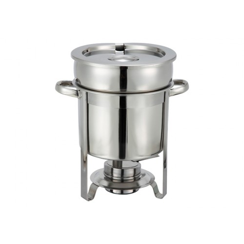 Winco 207 7 Quart Stainless Steel Soup Warmer
