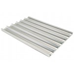 Winco ABPN-6 (6)Slot(s) Aluminum Perforated Non-Stick Baguette Pan, Silicone Glaze, 16 Gauge, 18(w) x 26(d)  x 1.8(h) inch