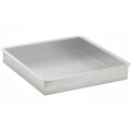 Winco ACP-1212 Square Aluminum Cake Pan, 12(w) x 12(d) x 2(h) inch