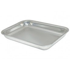 Winco ACVP-0608S Aluminum Serving Tray, Open Bead, 6(l) x 8(d) inch, 2 each