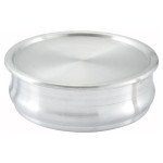 Winco ALDP-96 Stackable Aluminum Dough Pan, 96oz, 8-3/4(d) x 3(h) inch, 6 each