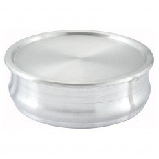 Winco ALDP-96 Stackable Aluminum Dough Pan, 96oz, 8-3/4(d) x 3(h) inch, 6 each