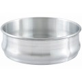 Winco ALDP-96 Stackable Aluminum Dough Pan, 96oz, 8-3/4(d) x 3(h) inch, 6 each