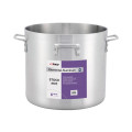 Winco ALHP-160 Elemental 160qt Extra-Heavyweight Aluminum Stock Pot with 4 Handles, 6mm Thickness, NSF Listed